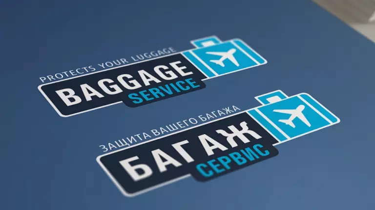 Обложка работы «Разработка фирменного стиля Baggage Service»